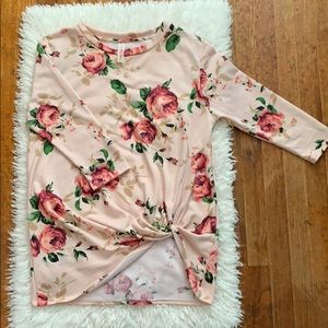 3/4 sleeve dressy sweatshirt